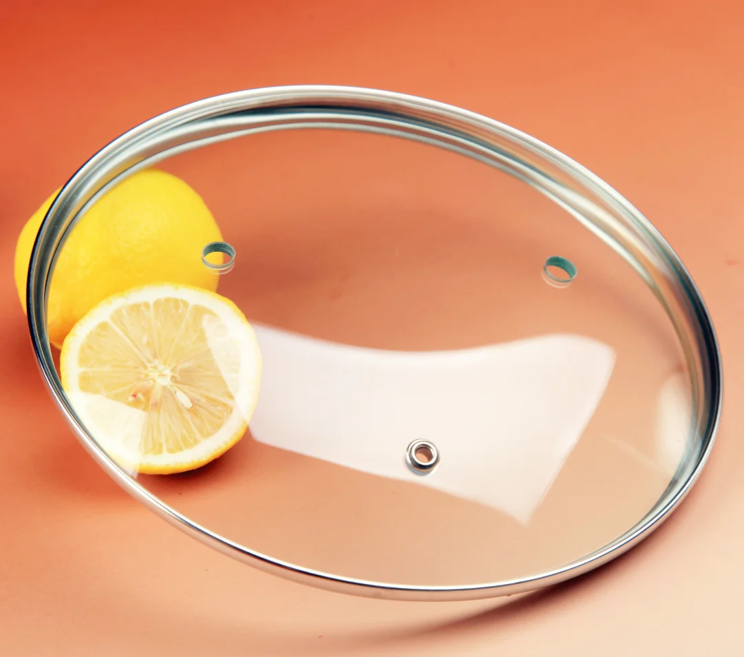 24 Cm G Type Tempered Glass lid  Round Glass Lid Cover For Round Pot