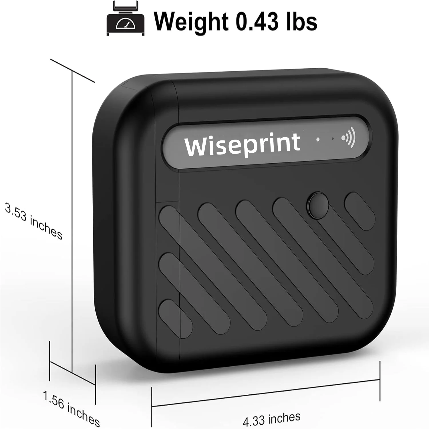 WISEPRINT Мини Ручной струйный принтер заводская цена 300dpi Черный Желтый Белый беспроводной