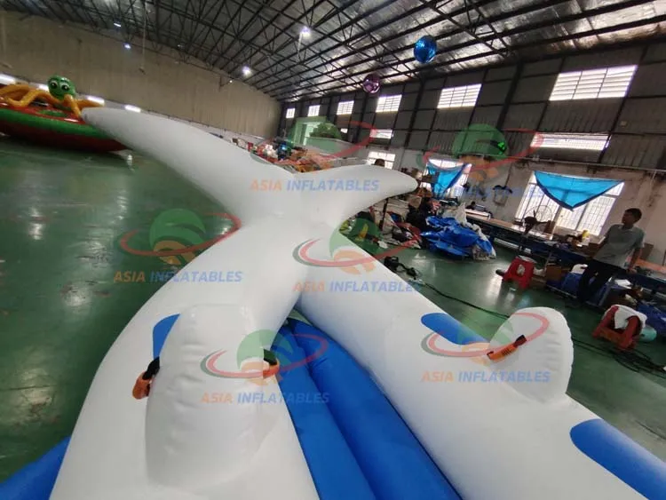 Inflatable Boat Custom Water Game PVC Banana Boat/ Inflatables mermaid banana boat with bumper strip