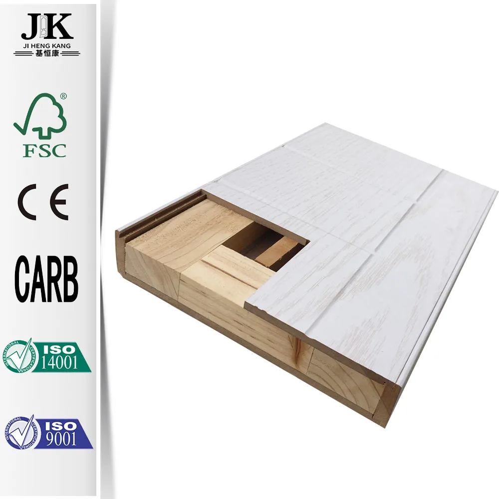 JHK-P01 ПВХ дверь материал внутренняя MDF Flush