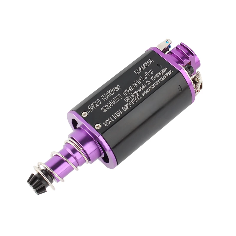 Chihai Motor CHF-480Ultra-15TPA 33K High Torque Large Silver Brush N45SH  NdFeB Magnet Airsoft Motor For Hunting Accessories