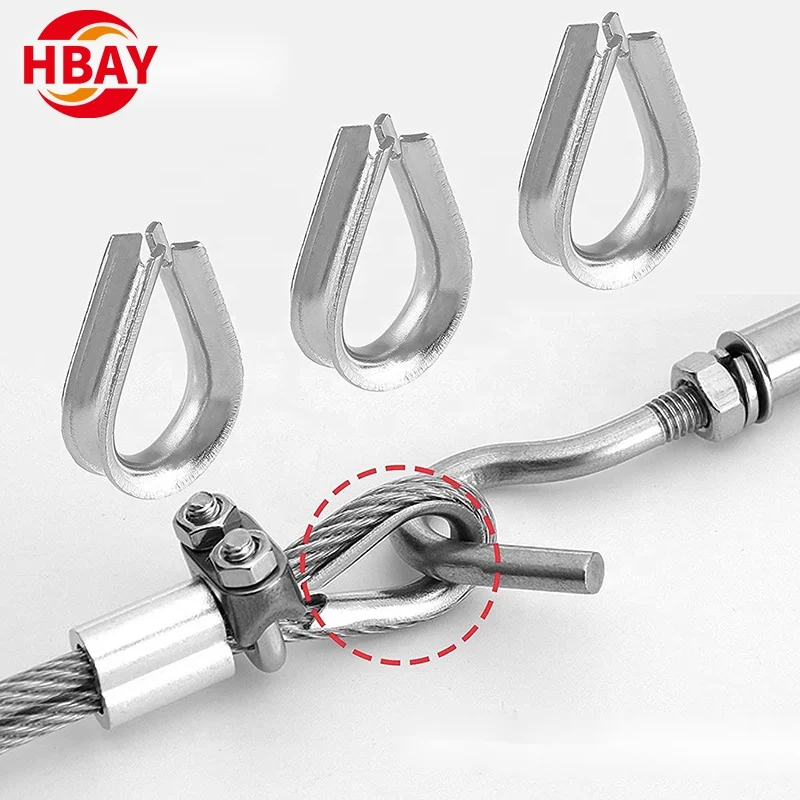 ANYUE Professional Manufacturer Polished Thimble With Complete Size For Lifting