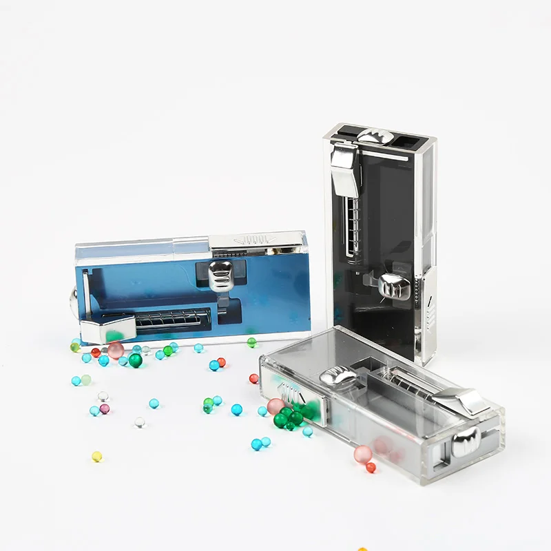 Flavor beads/capsules machine mental capsule applicator cigarros blue crush with crush ball dispenser