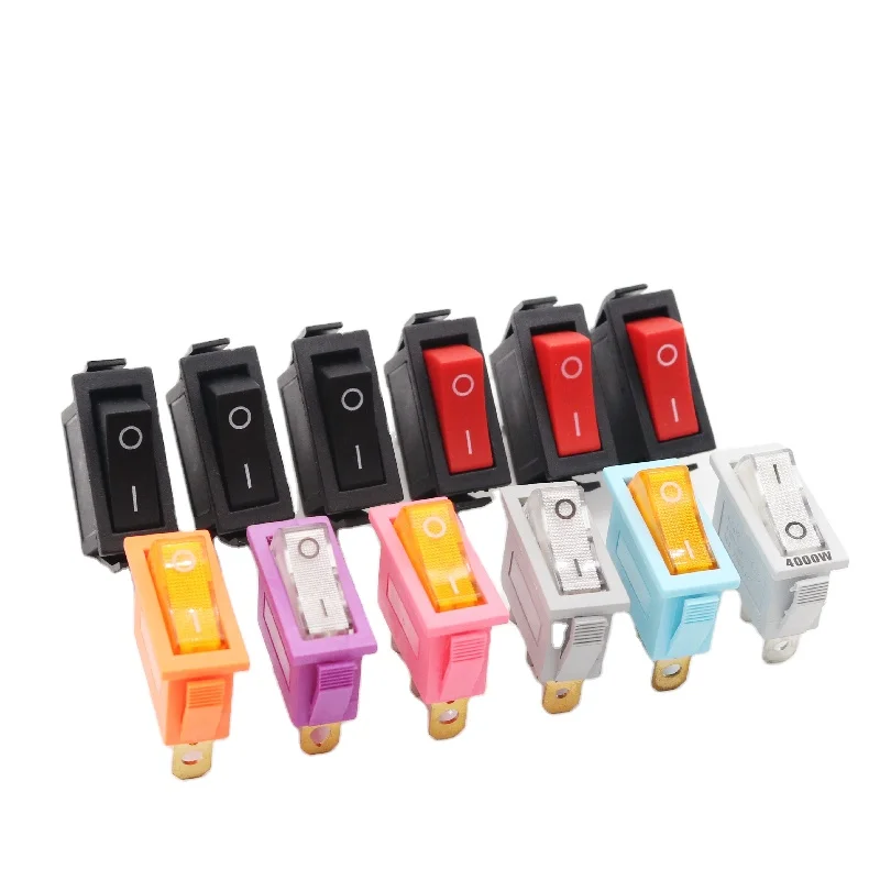 Kcd3 Rocker Switch On-off 2 Position 3 Pin Led Power Switch 16a 250vac/ 20a 125vac rocker switch