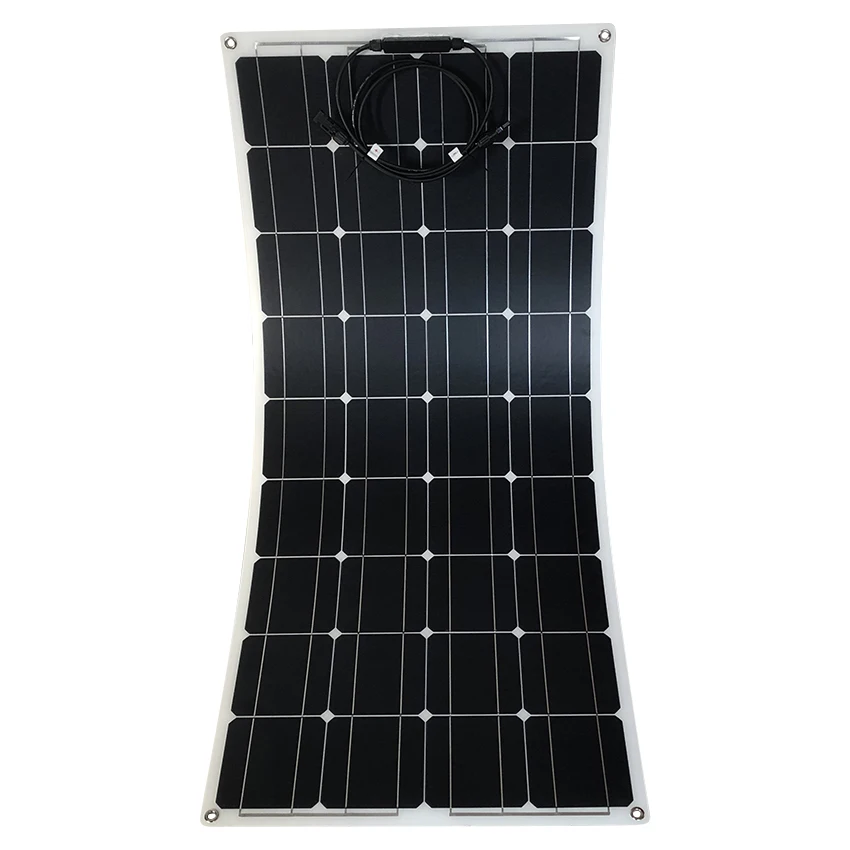 High performance monocrystalline Silicon flexible 100w 120w solar panel 12V solar module vehicles and ships factory for sale