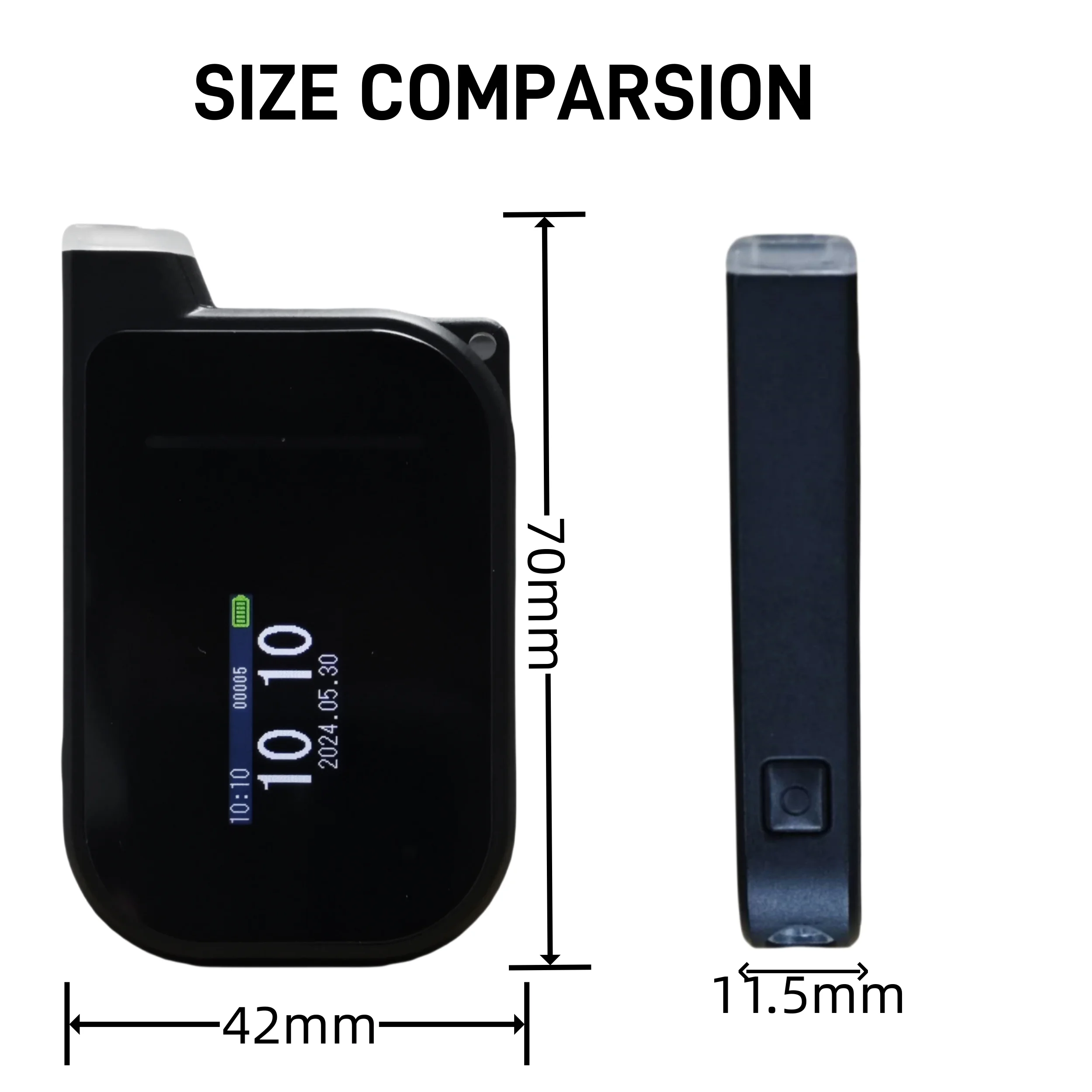 Mini alcohol tester Fuel Cell Sensor with LED Digital Display Alcohol Tester