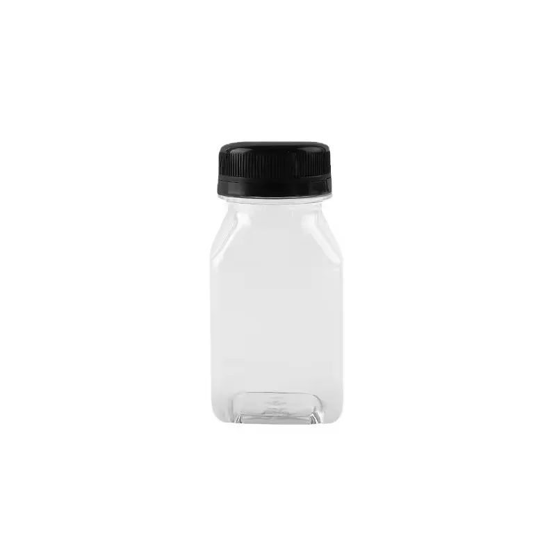 Wholesale customized high quality 8 oz plastic juice bottles disposable beverage juice packaging bottles