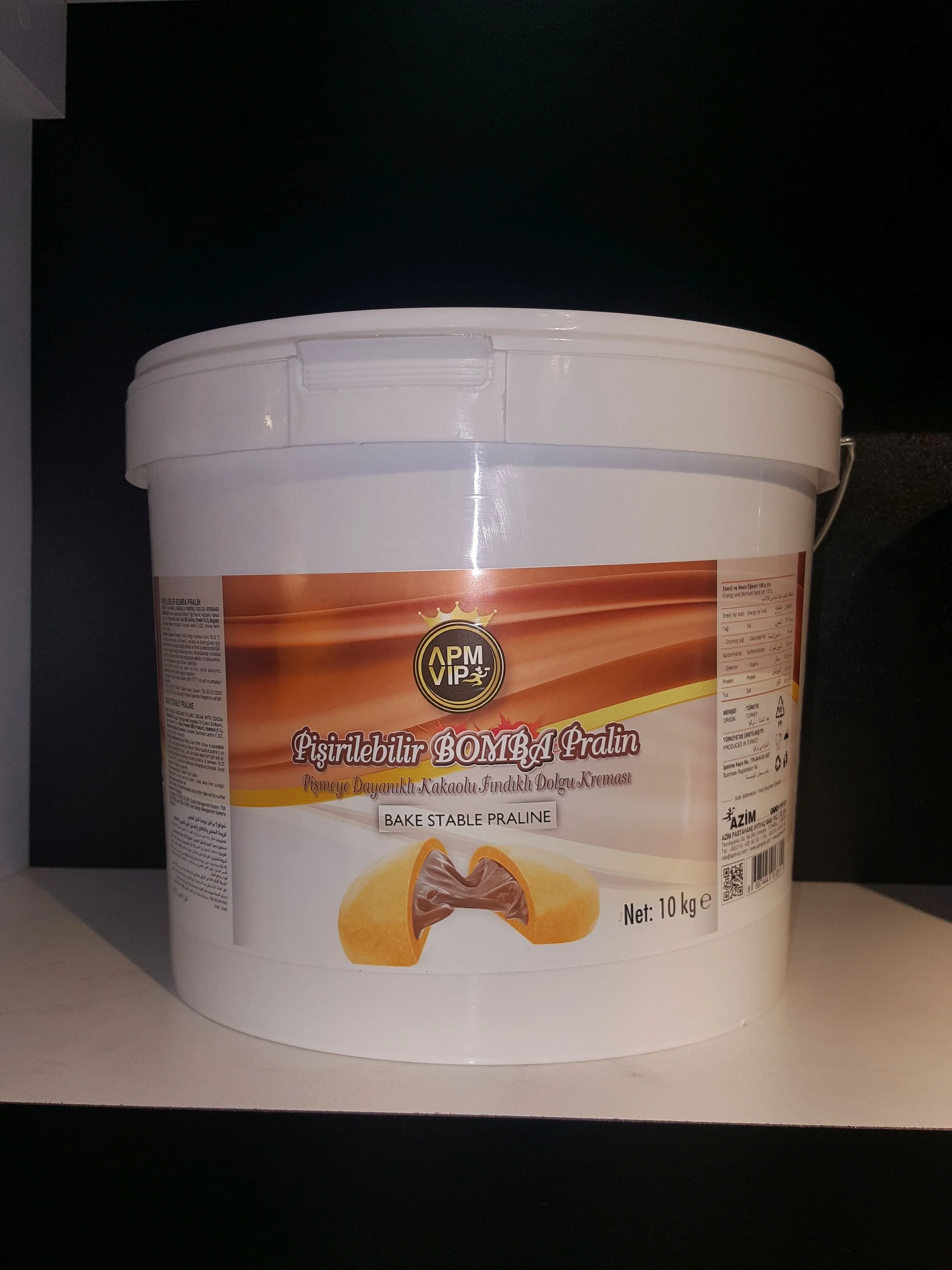 APM Bake Stable Praline Hazelnut Cream With Cocoa For Pastry And Confectionery Sectors And Industries