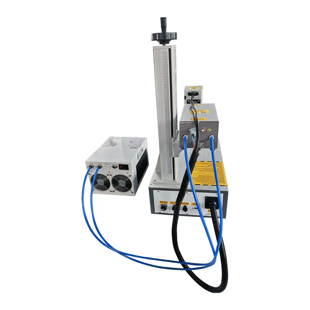 3W 150*150mm  5W 175*175mm  UV Laser marking machine for Plastic, glass, ceramic, metal, PVC, cloth, aluminum, silicone, jade