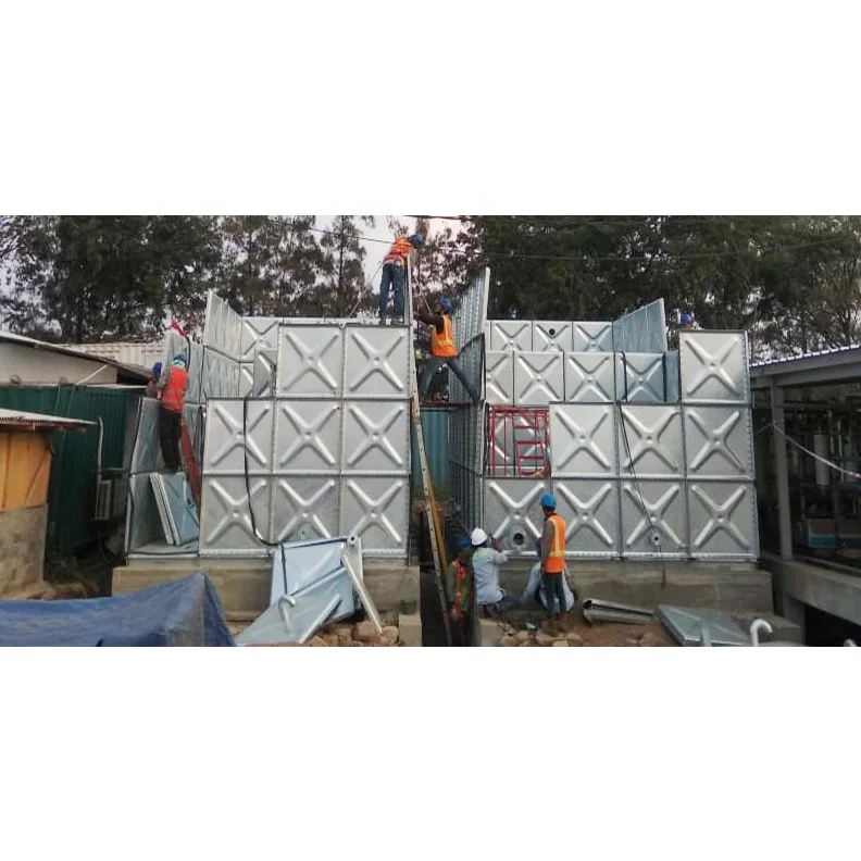 Huili hot-dip galvanized water tank Steel Water Storage Tank fire sprinkler system, hydrant