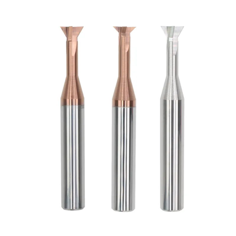 Custom cemented carbide dovetail groove milling cutter custom tungsten steel taper Angle set non-standard T shaped R chamfering