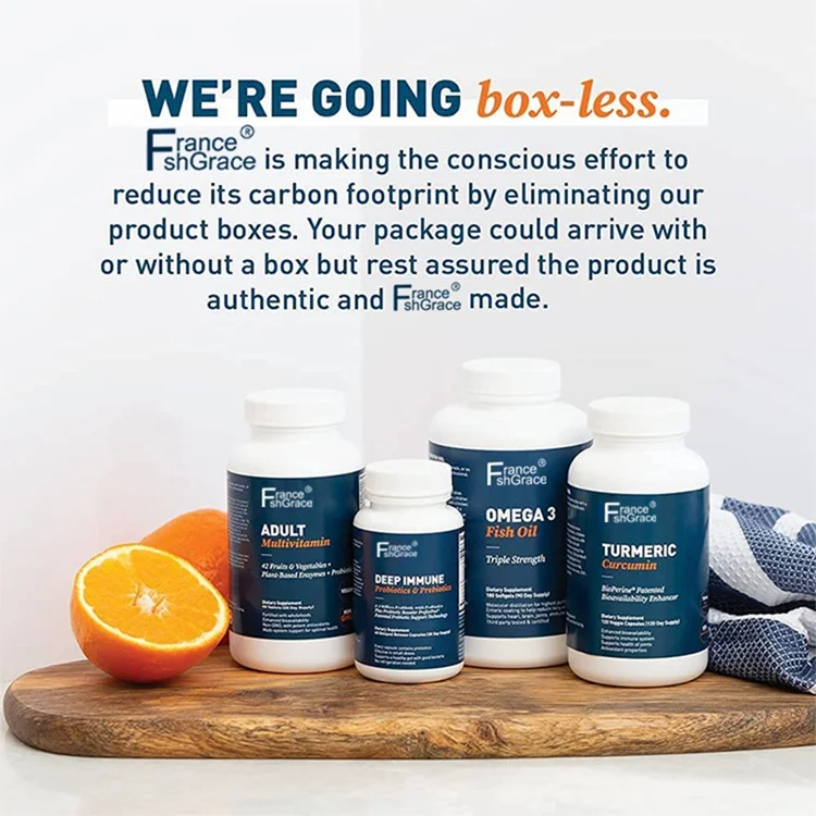 Omega3 Fishoil 180 Softgels Triple Strength Epa And Dha Dietary Supplement Enteric Coated To Help Reduce Fishy Aftertaste