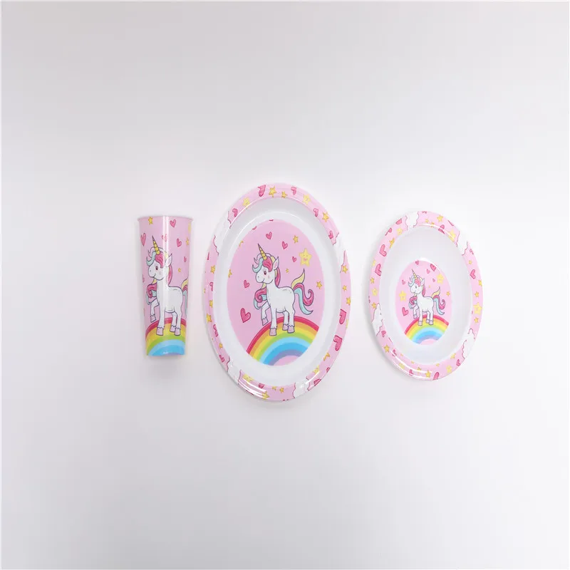 Wholesale Custom  Baby Bamboo Dinner  Bowls Plate Hot