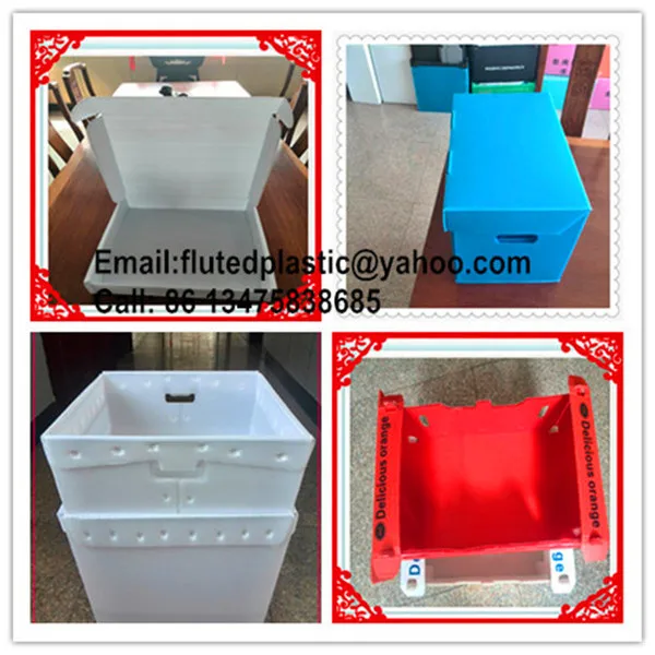 Corrugated plastic cardboard sheets