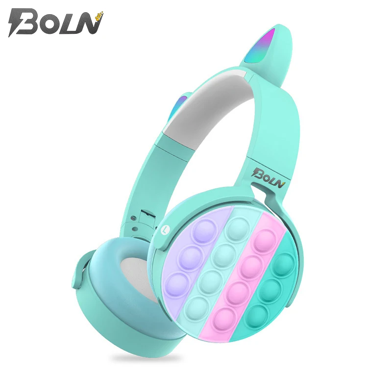 2021 Newest Products Wireless Earphone Wireless BT 5.0 Headsets Cat Headphones