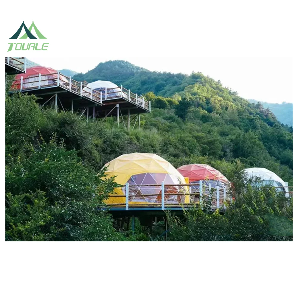 dome tent geodesic inflatable clear dome tent for glamping igloo tent
