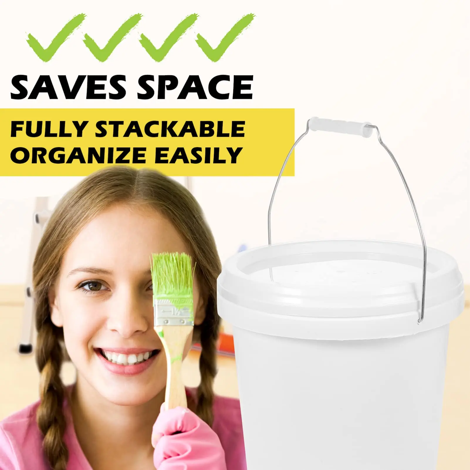 Packaging Container Drum Seal Paint Pail Buckets Food Grade Plastic 1L 3L 5L 10L 15L 20L 25L 5 Gallon Bucket With Handle Lids