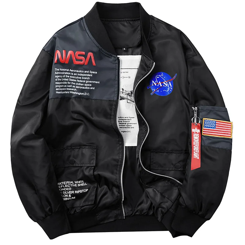 2021 Outdoor Baseball Man Coat Winter Flight jacket with logo crop varsity letterman nasa jacket