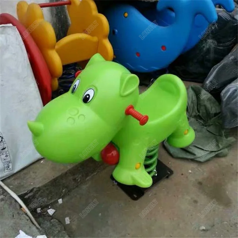 Rhino shake joy spring rider playground equipment
