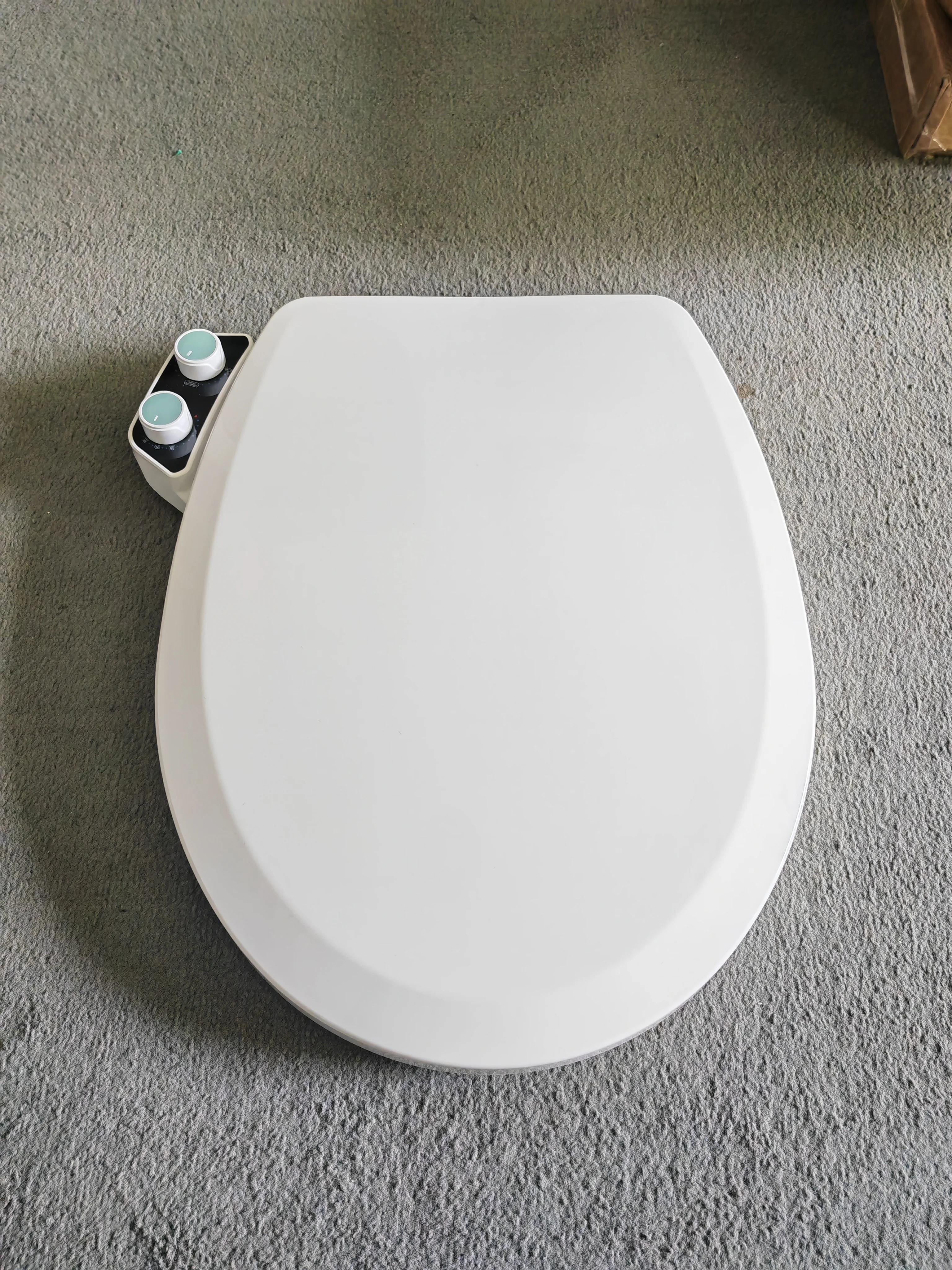 Round Shape Non Electric Automatic Self-Cleaning Nozzle Easy Installation Manual Bidet Toilet Seat For Bathroom