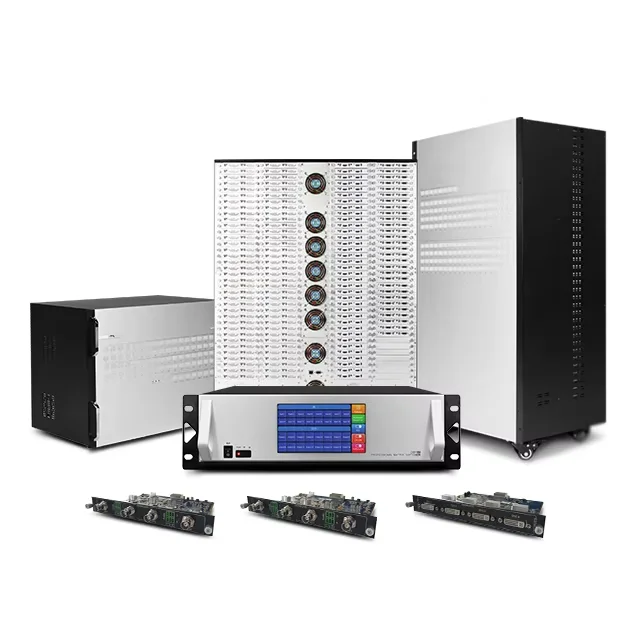 32 Channels Digital Modular Seamless Matrix Switcher 2K Audiovisual Matrix System for large screen display