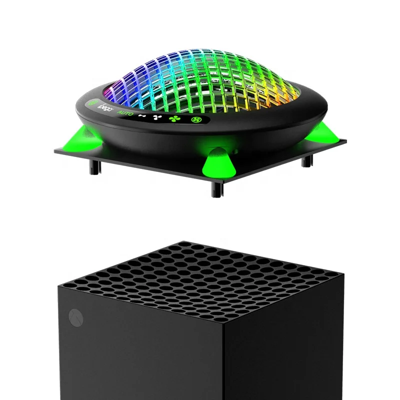 PG-XBX017 для xboxs Series X консоль охлаждающий вентилятор UFOs шаблон регулятор температуры кулер с RGB