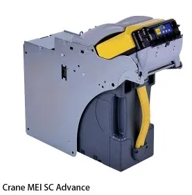 MEI SCNXL8327R(RS232, MADE in Mexico) high performance bank note validation money bill acceptor with 2200 notes cash box