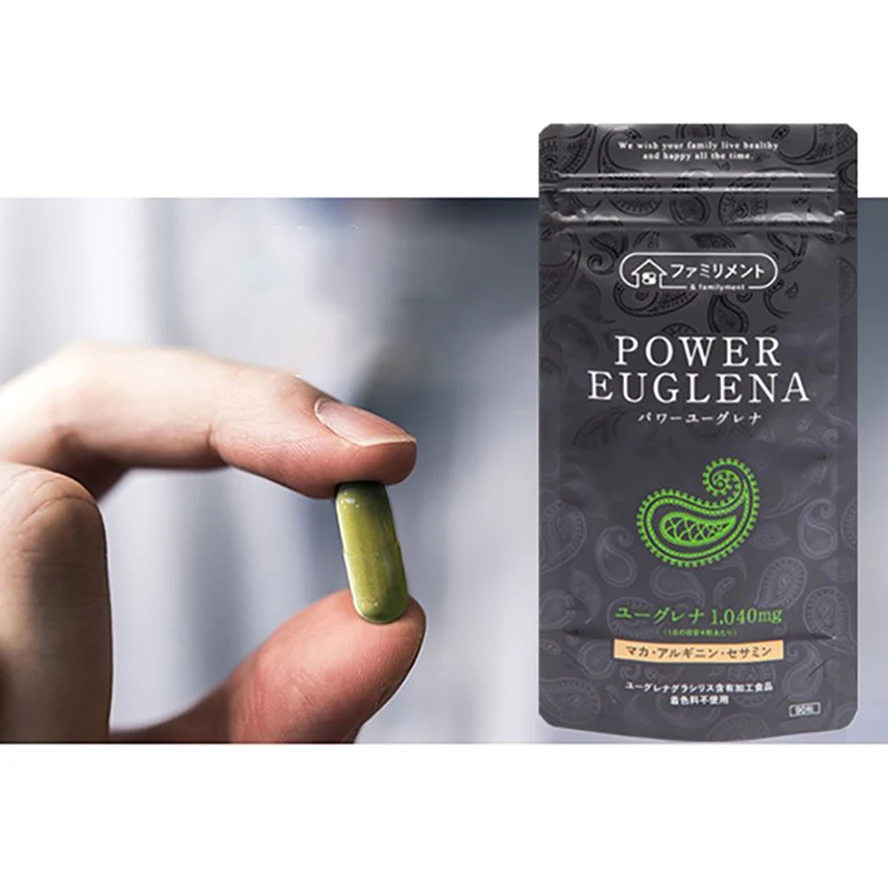 Male enhancement and change body constitution by  Euglena capsule supplement from Japan