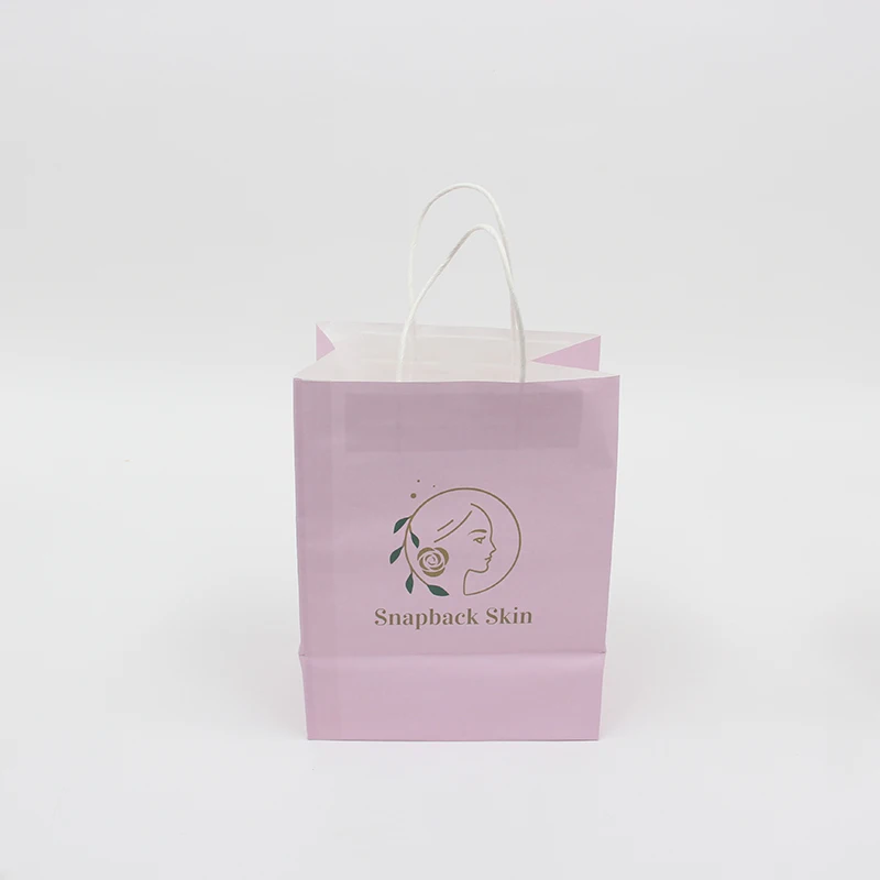 
Wholesale Custom Printing Kraft Paper Shopping Bag With Handle Custom Printing Eco Friendly 
