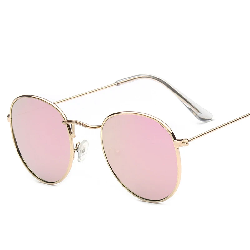Metal Round Frame 3447 occhiali da sole wholesale Top quality latest UV400 round real glass lenses sunglasses unisex