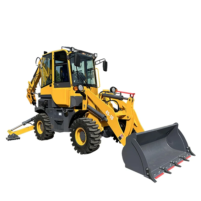 MR45-16 CE backhoe loader four-wheel-drive automatic hydraulic small wheel excavator loader