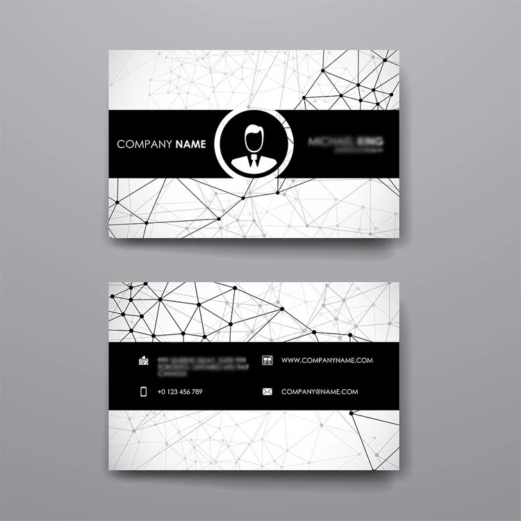 Embossing machine business card/business card printing