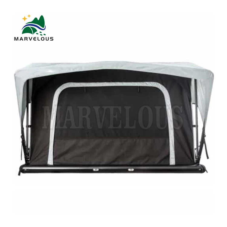 High Quality 4-Season Overlander Roof Tent Cotton Camping Equipment for Off-Road DIY Car One Bedroom Structure Summer Camping