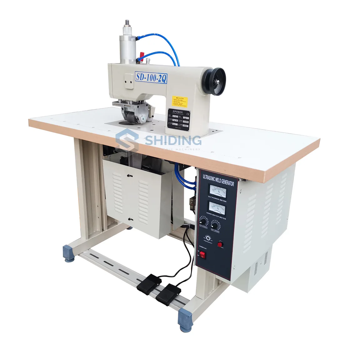 Ultrasonic Cover Stitching embossing cutting Sewing Machine SD-100-2Q