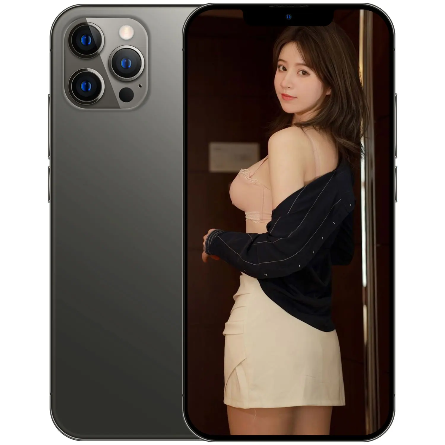 2021 оригинальный i12 Pro Max 6 7 дюймов MTK6799 Android10.0 смартфонов 12GB + 512GB 5G телефон 5600 мАч Power Bank