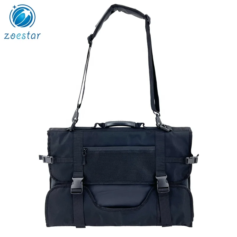 Fully Opening Computer Case Quick Response Laptop Holder Black Briefcase Sling Shoulder Backpack for Laptop Package