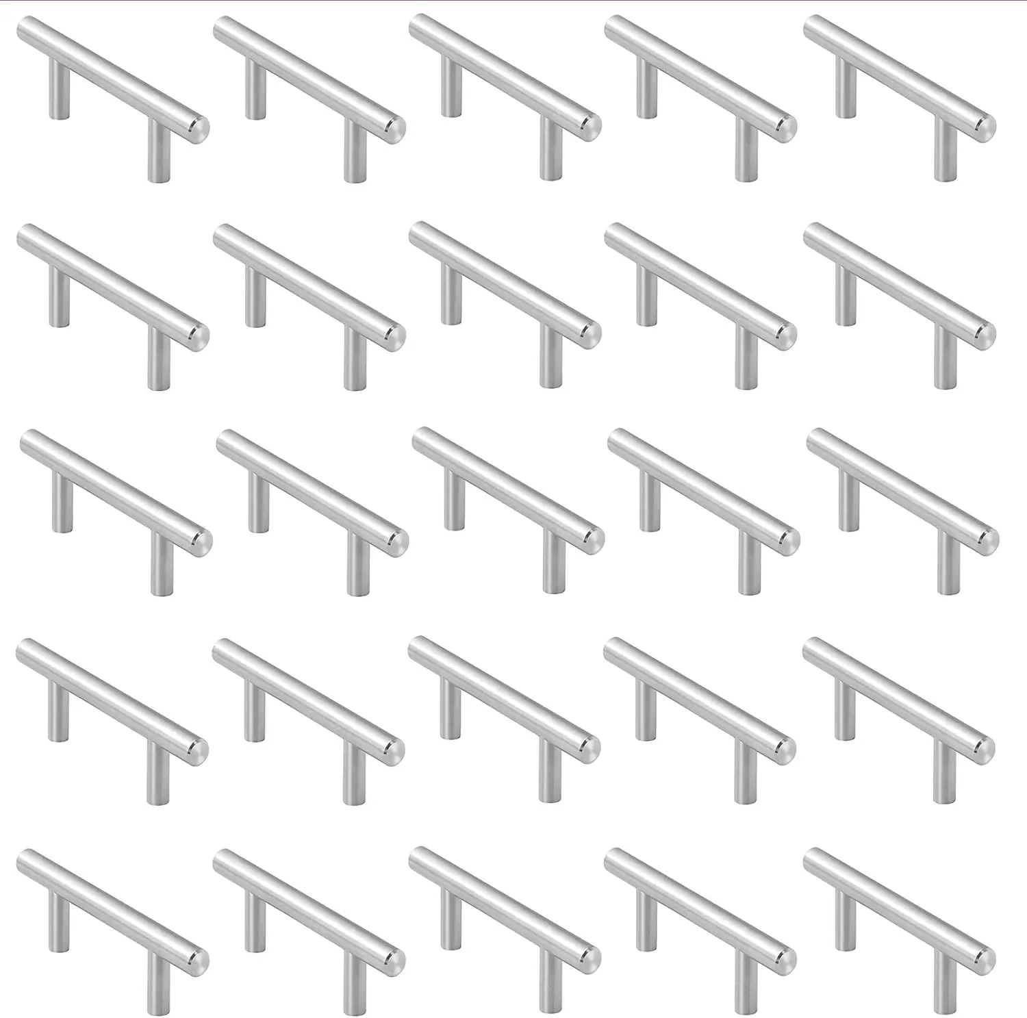 Gold T Bar Handles Aluminum Kitchen Cupboard Cabinet Door Knob Drawer Pull