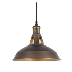 Simple Antique Bronze Vintage Retro Hanging industrial pendant light