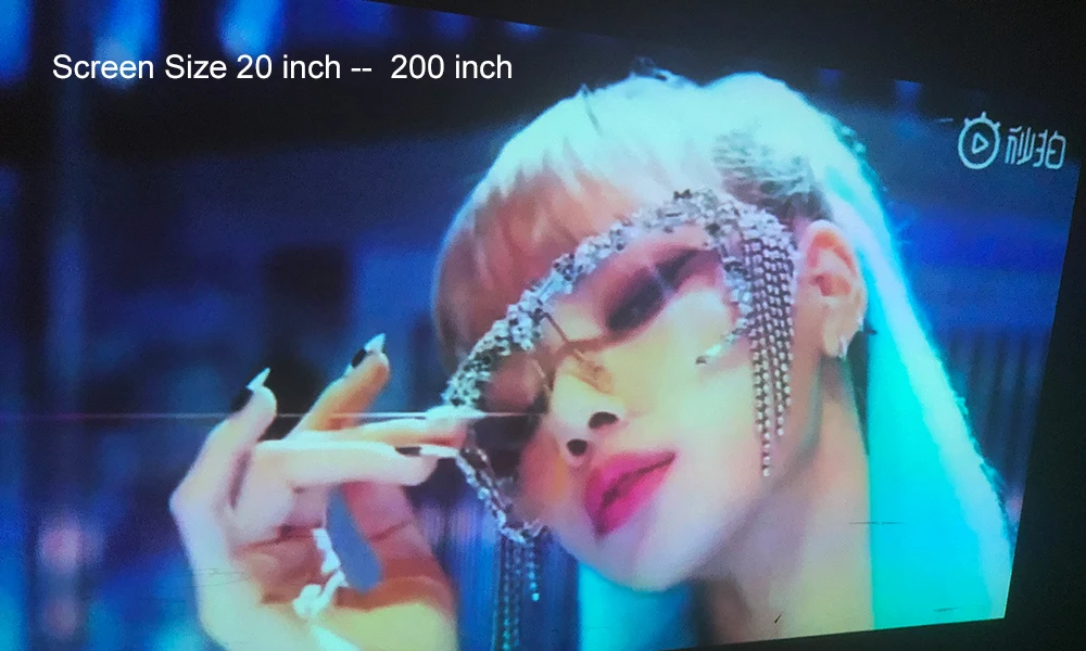  2019 Kixin K4 Full HD 1080P портативный проектор мини светодиодный Ansi 100 LumensI с подключением к Wi-Fi телевизору