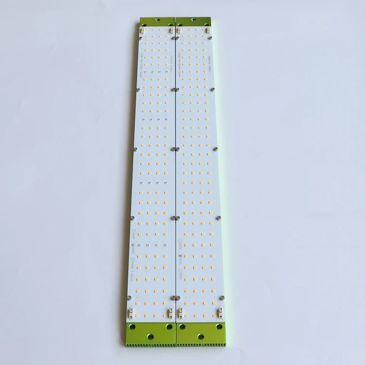 
KingBrite QB128 led board Samsung lm301h strip with epistar 660nm red grow light bar (PCBA+heatsink) 