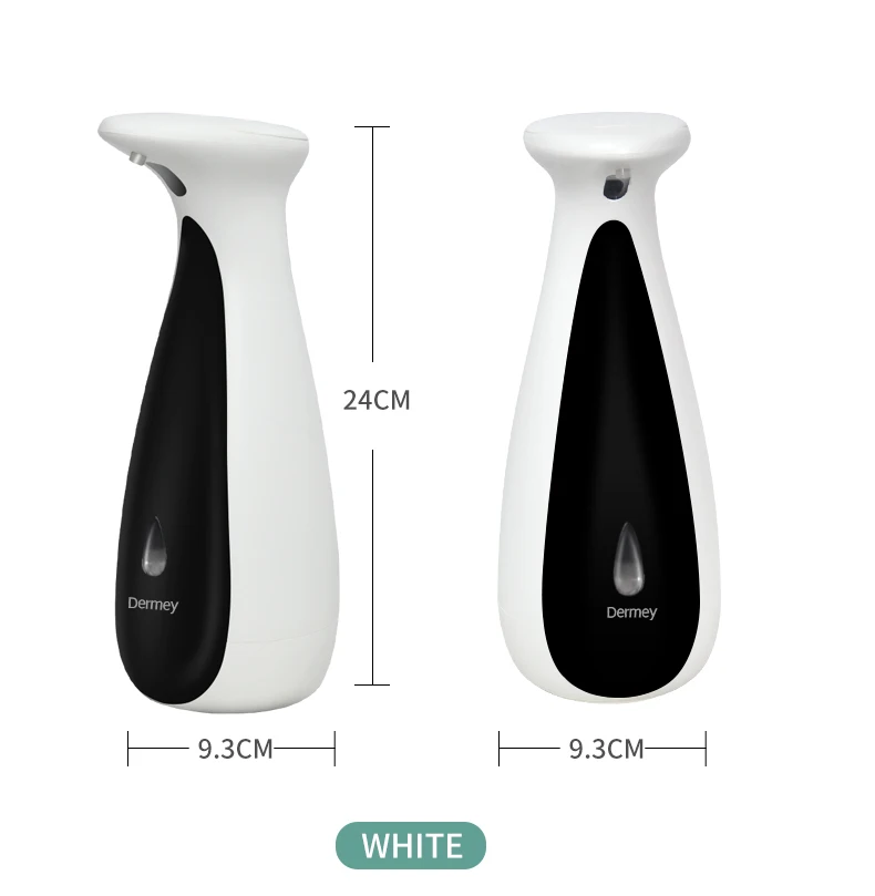 Dermey touchless contactless home electric automatic liquid soap dispenser with visible window