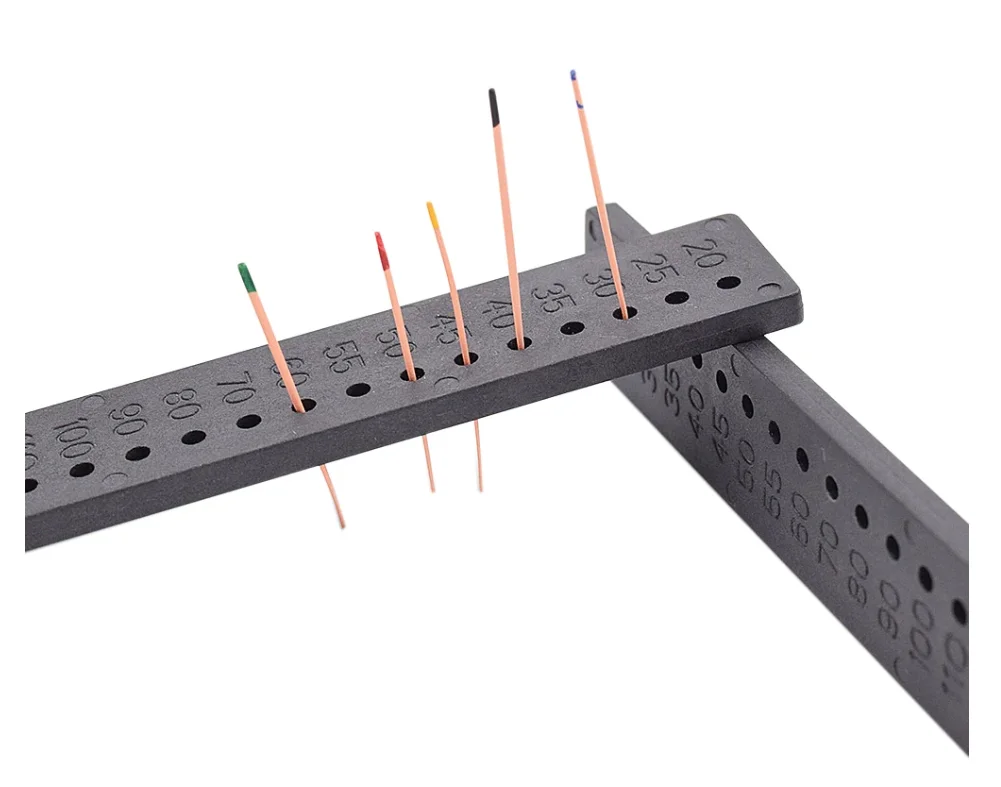 Dental Instrument Mini Endo Measuring Block for Canal Files Measuring Endo Box Ruler / Autoclavable Endo Measuring Test Block