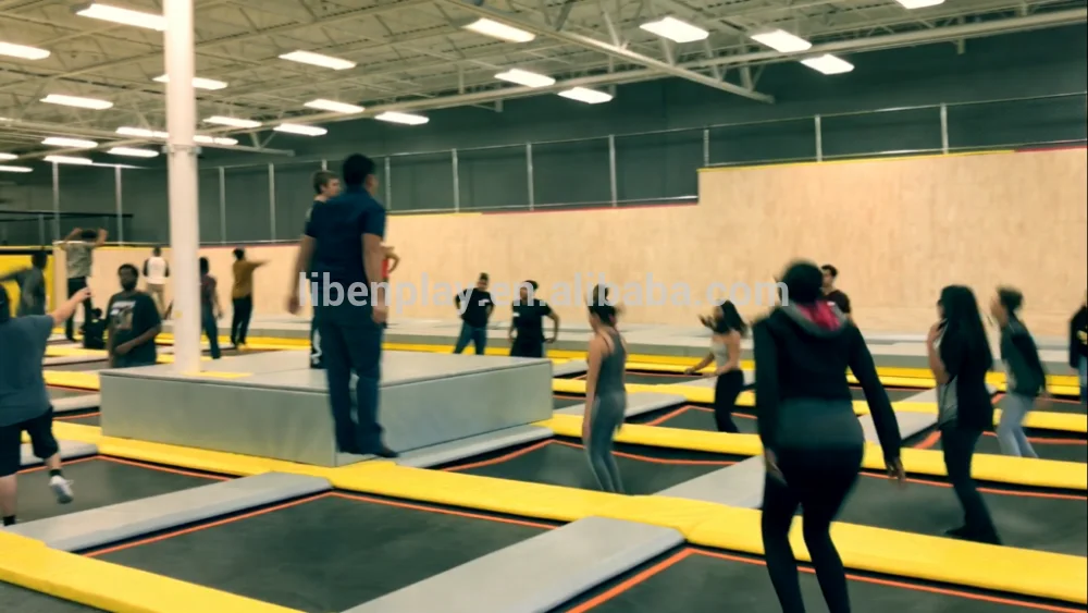 1300sqm ASTM Standard Commercial Adults Indoor Trampoline Park