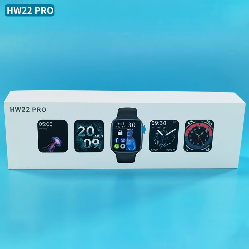 Hw22pro Smart Watch 1.75 Inch Screen Warless Charger Rotate Button Iwo Reloj Hw22 Hw 22 Pro Series 7 6 Smartwatch