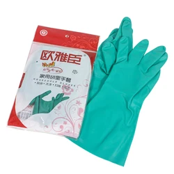 Household cleaning latex dishwashing gloves kitchen rubber gloves