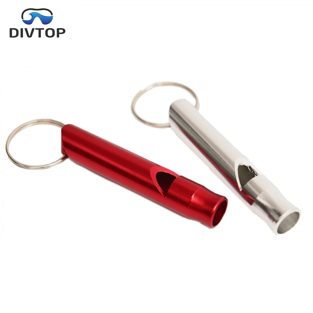 Hiking Camping Outdoor Sports Whistles Aluminum Emergency Survival Whistle