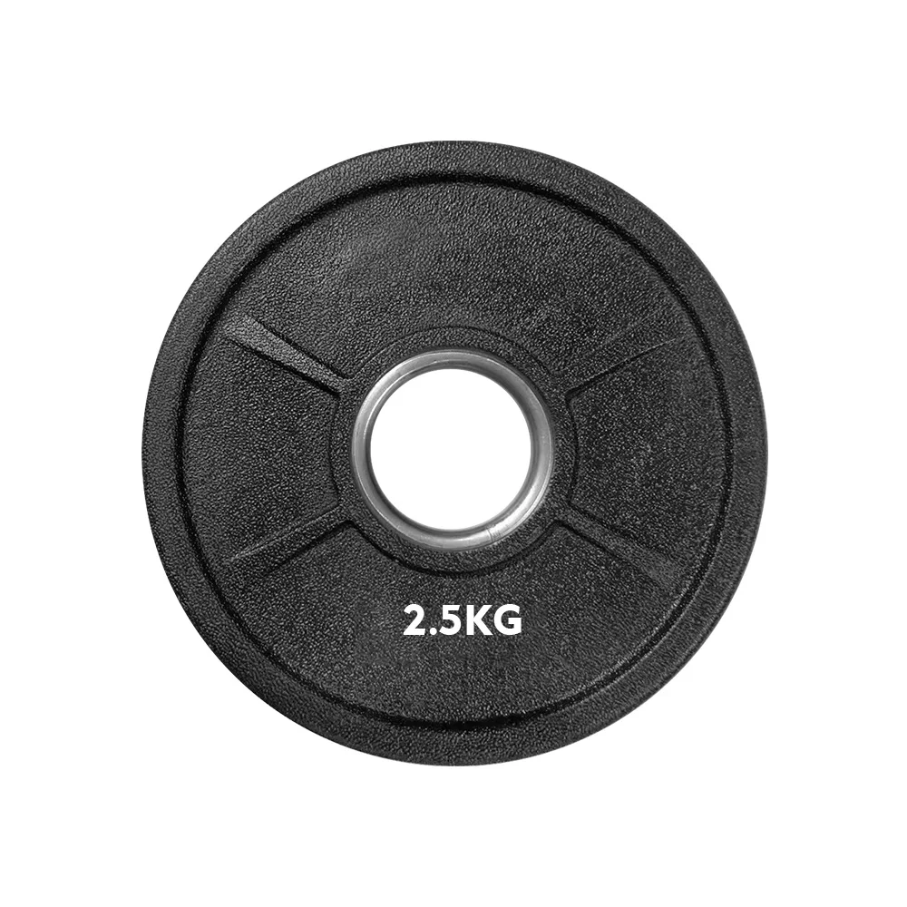Rouser  Six Holes Rubber Bumper Plates 1.25/2.5/5/10/15/20KG Rubber Coated Equalizer Plates