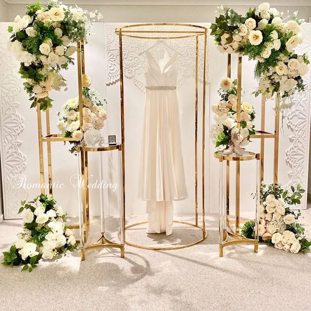 Новый свадебный реквизит кованая полка украшение квадратная арка