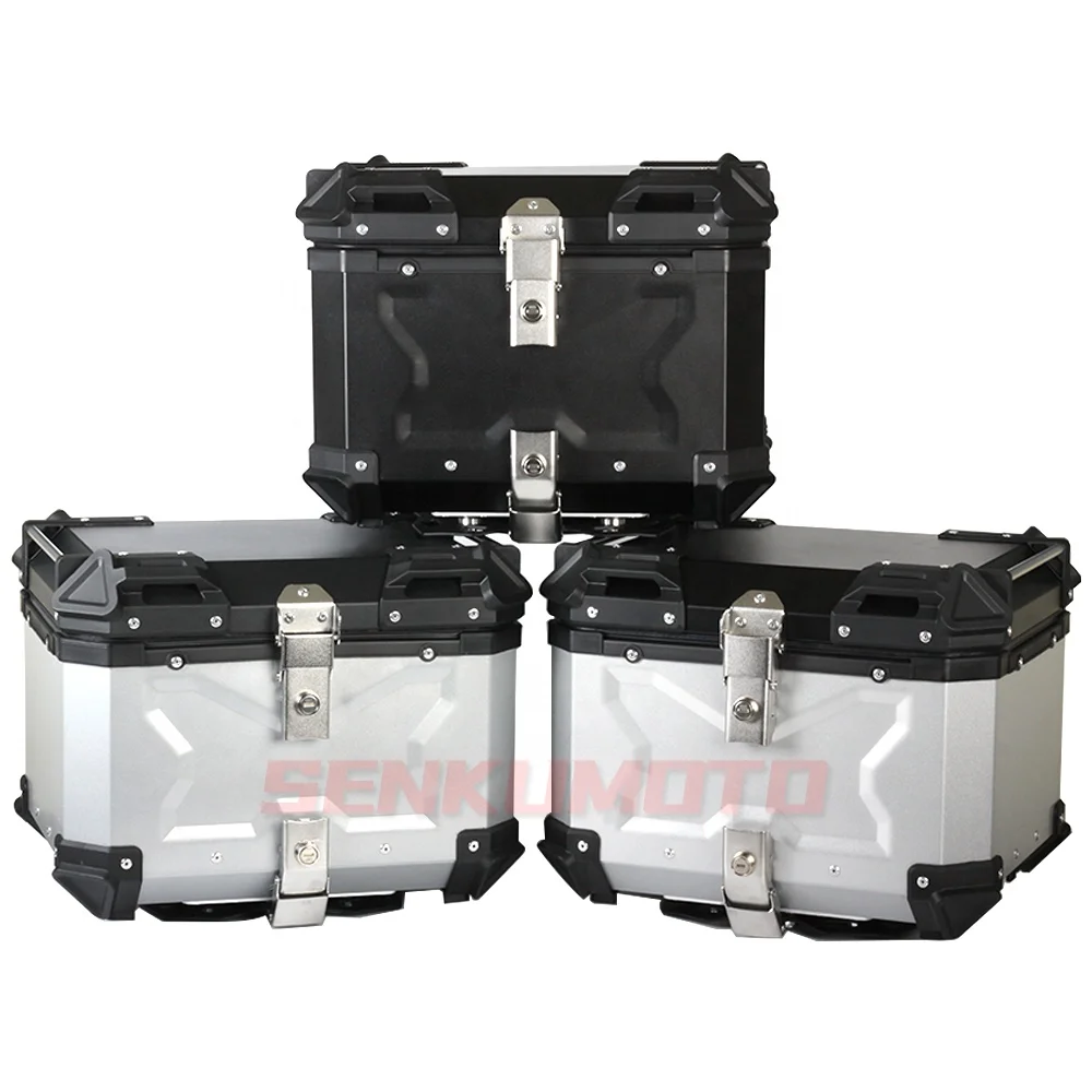 Алюминиевый сплав 1,5 мм пластина мотоциклетный водонепроницаемый быстроразъемный верхний ящик задний багажник Задняя стойка чехол для шлема