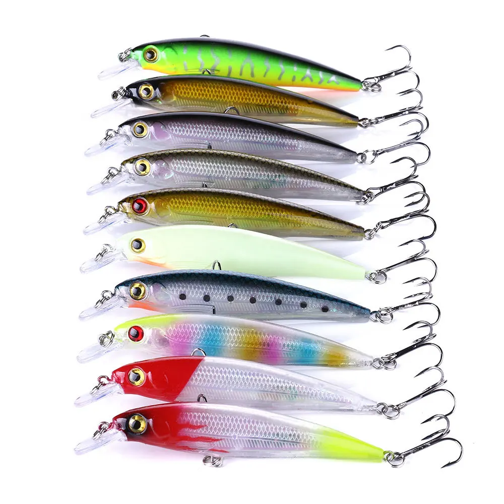 Fishing Minnow Lures 11cm Diving Barra Trevally Mackerel